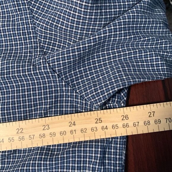 Ruff Hewn Men’s Long Sleeved Button Down Shirt Size XL Blue /White Plaid - Picture 3 of 6